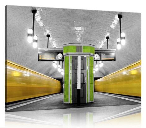1 U Bahn Berlin Leinwandfoto