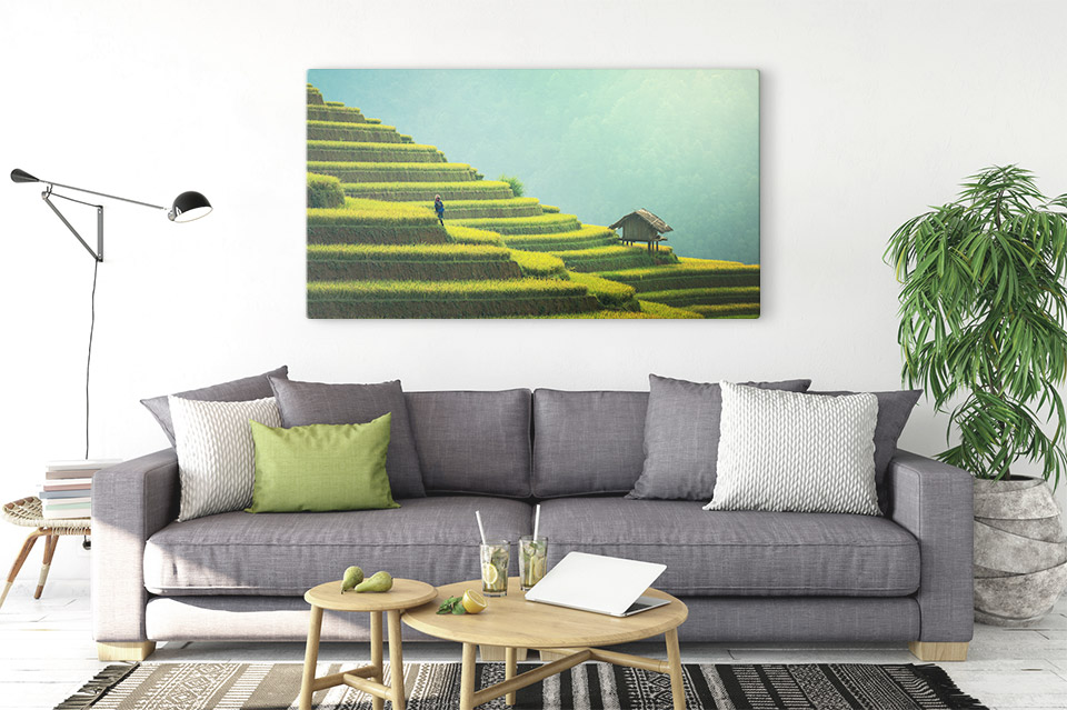 panorama leinwand drucken wohnung